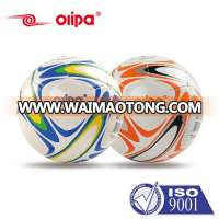 Wholesale machine stitched official size PVC TPU custom logo printed promotional soccer ball football